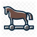 Torjan Horse Riding Icon