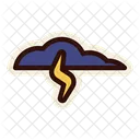 Tormenta Clima Nube Icon