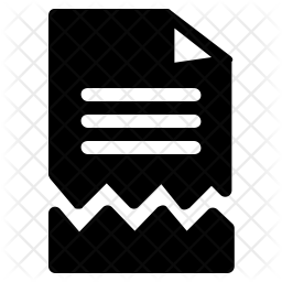 Torn document Icon