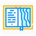 Torn Pages Book Icon