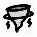 Tornado Gewitter  Symbol