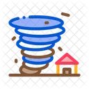 House Tornado Fire アイコン