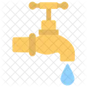 Abastecimento De Agua Torneira De Agua Fluxo De Agua Ícone