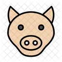 Toro Vaca Cara Icono