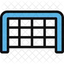 Torpfosten Tornetz Fussballnetz Symbol