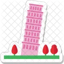 Pisa Torre Italia Icono