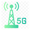 5 G Torre Antena Ícone