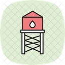 Agua Torre Fazenda Ícone