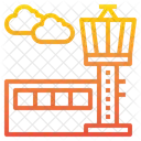 Torre De Controle Aeroporto Construcao Ícone