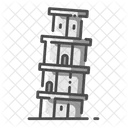 Torre De Pisa Icono