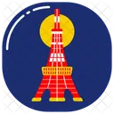 Torre De Tokio Japon Japones Icono