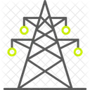 Eletricidade Torre Poste Eletrico Ícone