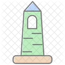 Icono De Color Lineal De Torre Redonda Irlandesa Icono
