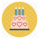 Torta Compleanno Candele Icon