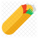 Shawarma Burrito Tortilla Icon