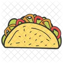 Tacos Tortilla Tacos Mexican Dish Icon