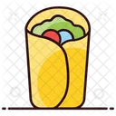 Tortilla Sandwich Tacos Mexican Dish Icon