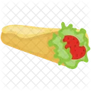 Tortilla Wrap Breakfast Icon