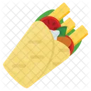 Tortilla Wrap Breakfast Icon