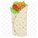 Tortilla Wraps Pan Icono