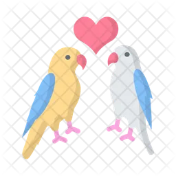 Pájaros del amor  Icono