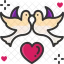 Pajaros Del Amor Pajaros Romanticos Pajaros Icono