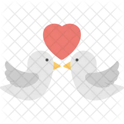 Pájaros del amor  Icono