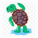 Dessin Anime De Tortue Autocollants De Tortue Dessin Anime De Tortue Icône