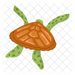 Tortuga de estanque  Icono