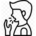 Tosse Sintoma De Tosse Coronavirus Ícone