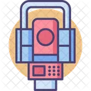 Total Station Total Station Survey Survey Machine Icon