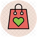 Tote Bag Heart Icon