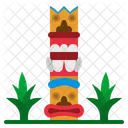 Totem Pole Tiki Icon