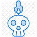 Totenkopfkerze Kerze Totenkopf Symbol