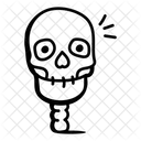 Schadel Schadel Schadelstab Symbol