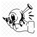 Toter Augapfel Blutiger Augapfel Auge Icon