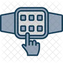 Touch Watch Touch Screen Icon