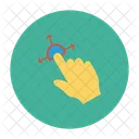 Finger Touchscreen Gesture Icon