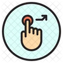 Touch Right Up Icon