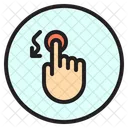 Touch Curve Down Icon