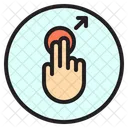 Touch Slant Up Icon