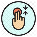 Touch Scroll Finger Icon