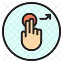 Touch Right Up Icon