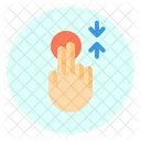 Touch Scroll Finger Icon