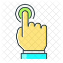 Finger Hand Interaction Icon