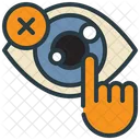 Touch Hand Eye Icon