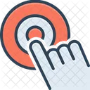 Point Touch Hand Icon