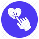 Touch Heart Heart Love Icon