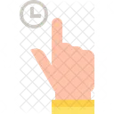 Touch Hold Gesture Finger Icon