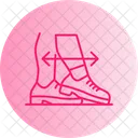 Touch Shoe Tap Contact Icon